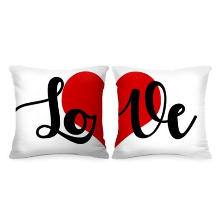 Парные подушки Love